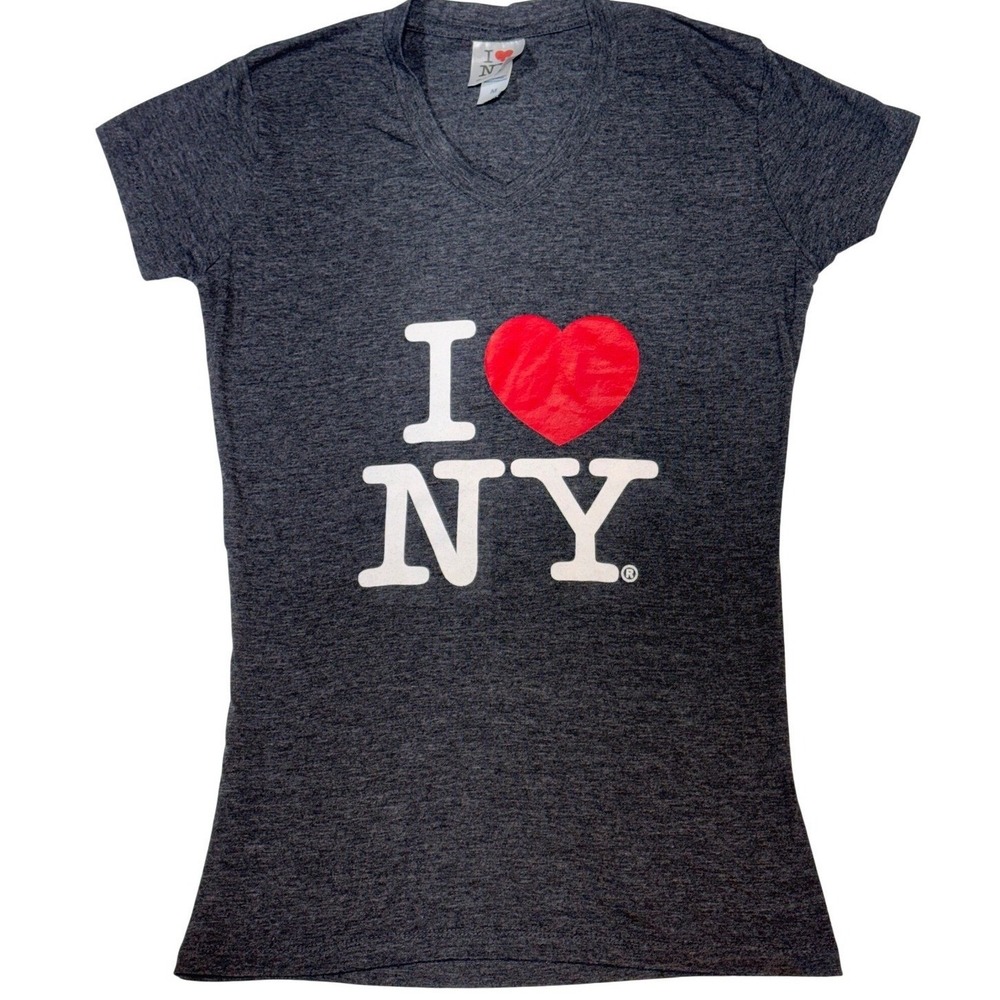 I Love NY Official Licensed Product V-Neck Womens‎ Medium